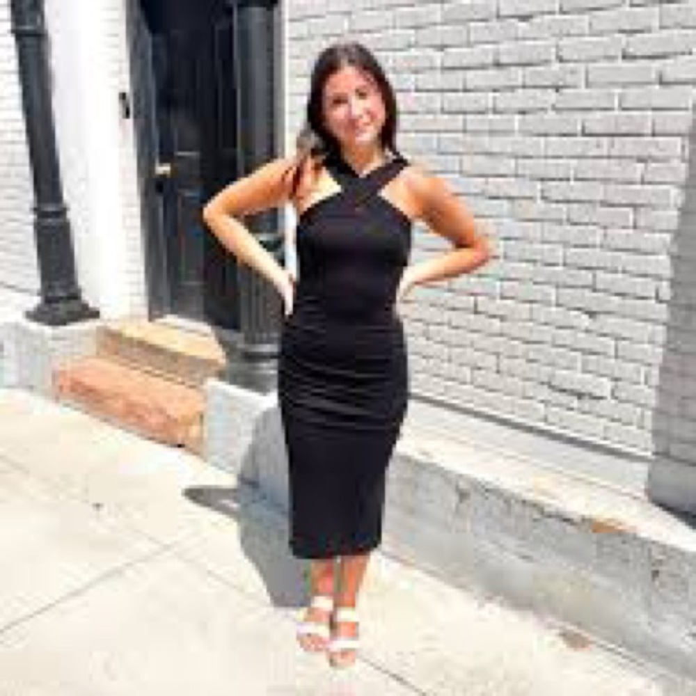 MICHAEL STARS NWOT OPALINE ULTRA RIB DRESS - Picture 8 of 10